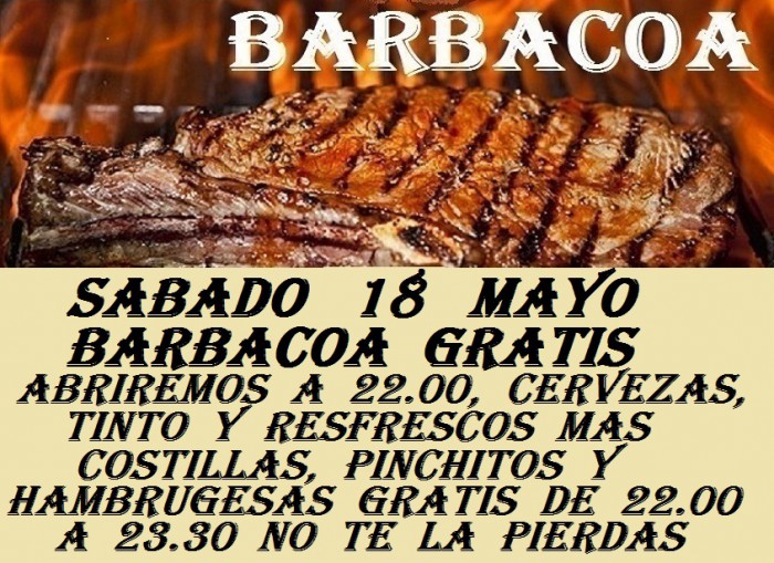 BARBACOA GRATIS